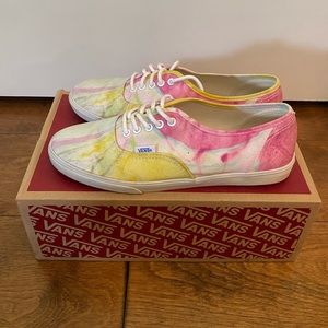 Tie-dye vans - unique pair